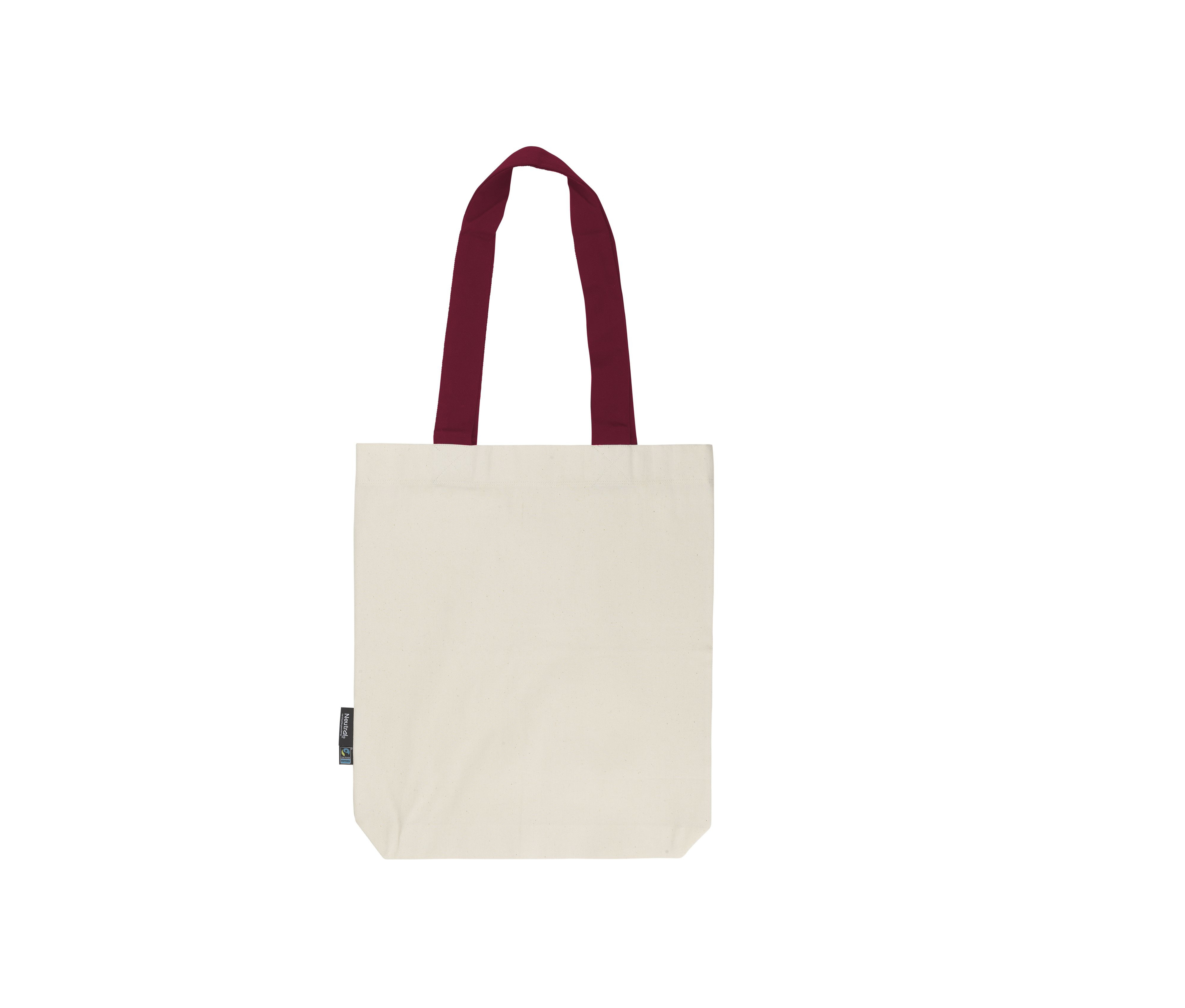 TWILL BAG WITH CONTRAST HANDLES